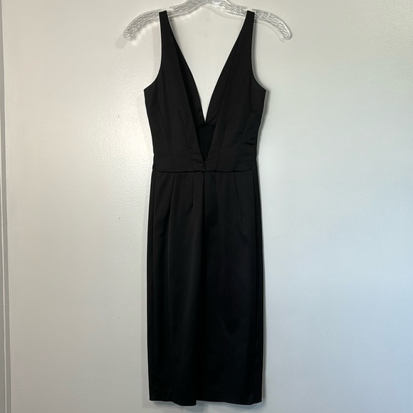 Dolce & Gabbana Black Sheath Midi Cocktail Dress Size 24 38 - Picture 5 of 10